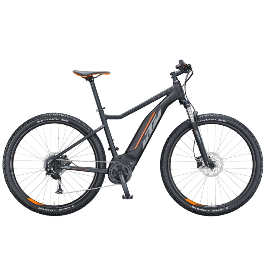 Електровелосипед KTM MACINA RIDE 291 29" рама L/48, чорний (сіро-помаранчевий), 2021