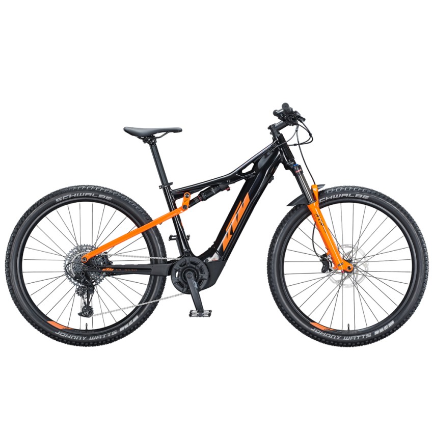 Електровелосипед KTM MACINA CHACANA 293 29" рама М/43, чорний (помаранчевий), 2021