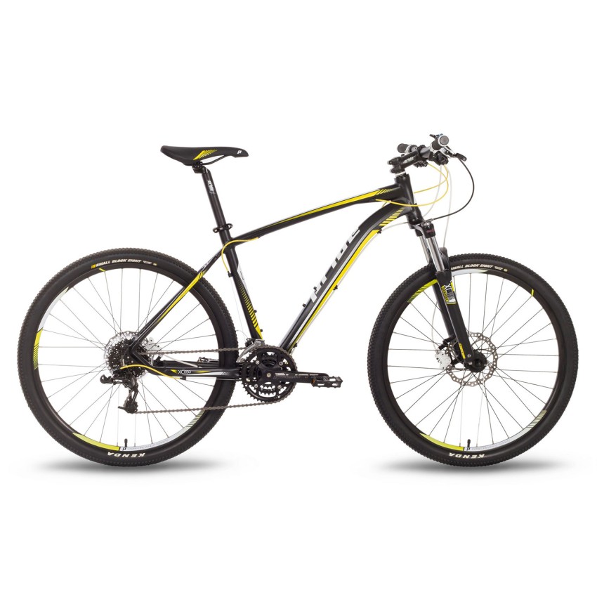 Велосипед PRIDE XC-650 RL 27,5" черно-желтый