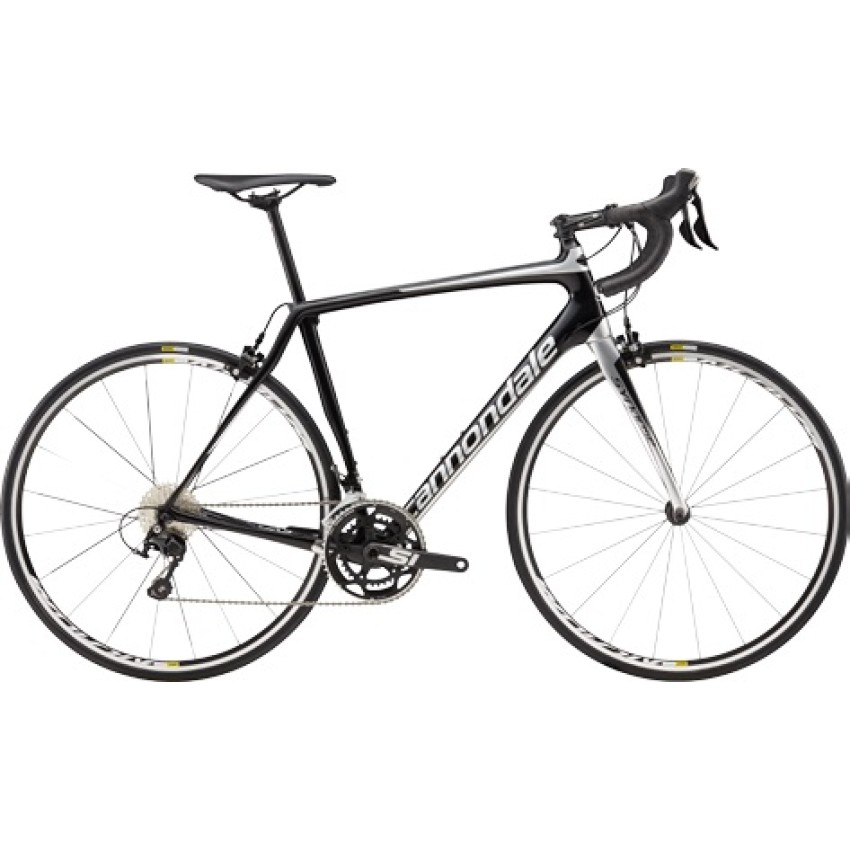 Велосипед 28" Cannondale Synapse Crb 105 SLV рама - 58 см черный/ серый 2018