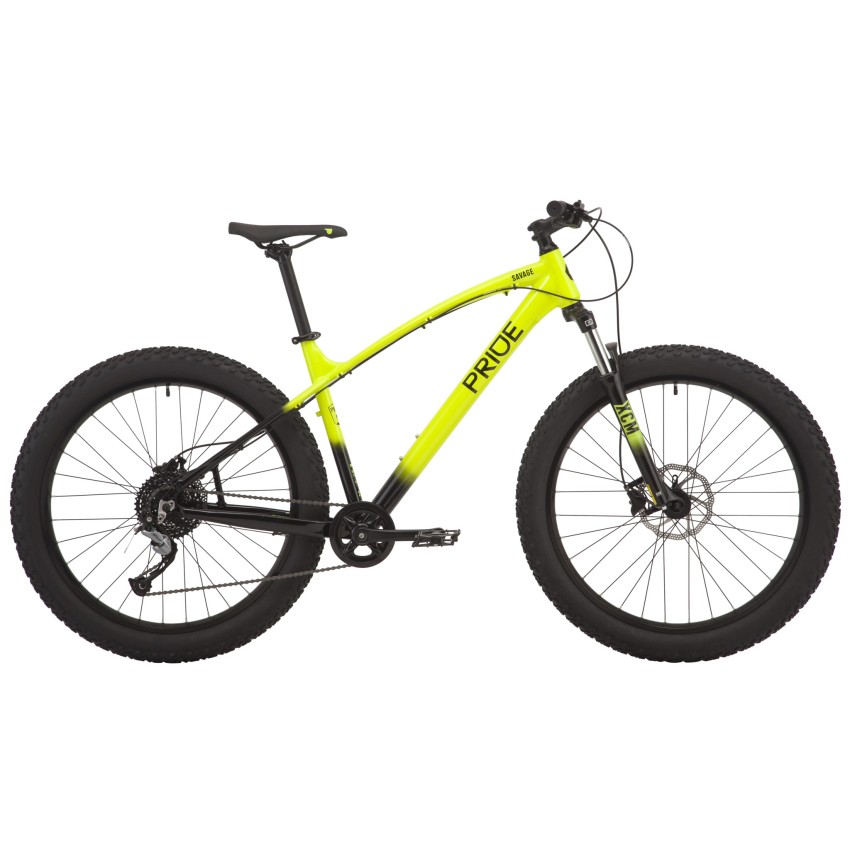 Велосипед 27,5" Pride SAVAGE 7.1 рама - X желтый 2019