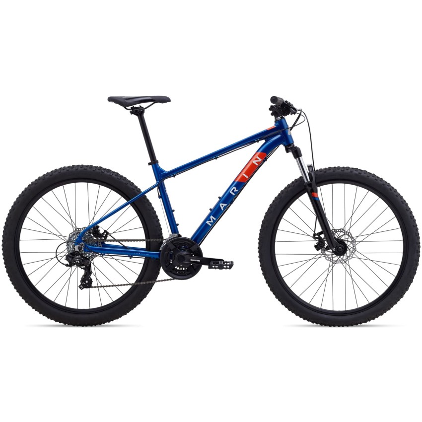 Велосипед 29" Marin BOLINAS RIDGE 1 рама - L 2023 Gloss Blue/Off-White/Roarange