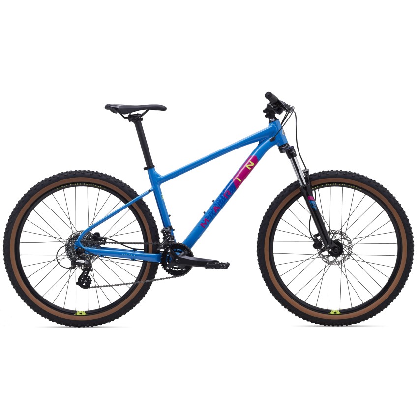 Велосипед 27,5" Marin BOBCAT TRAIL 3 рама - S 2023 Gloss Bright Blue/Dark Blue/Yellow/Magenta