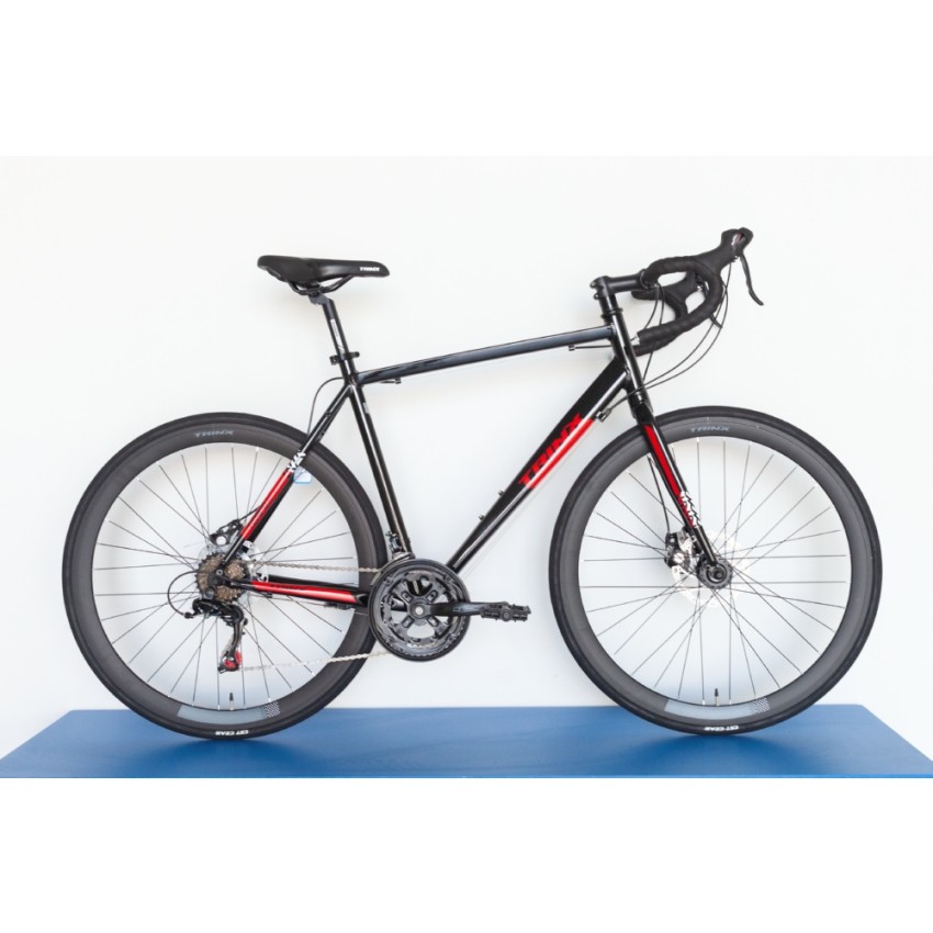 Велосипед Trinx Tempo 2.1 700C 2021 Black-Red-White One-size (10070082)