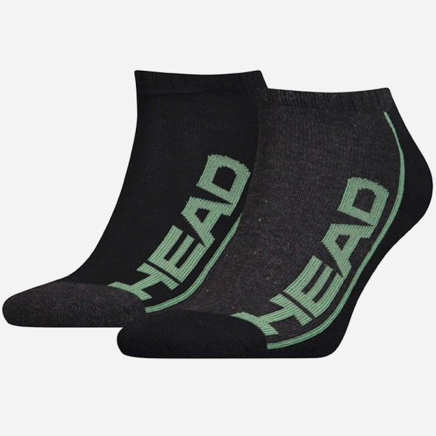 Шкарпетки Head PERFORMANCE SNEAKER 2PPK UNISEX зелений, чорний Уні 35-38 (8718824742786)