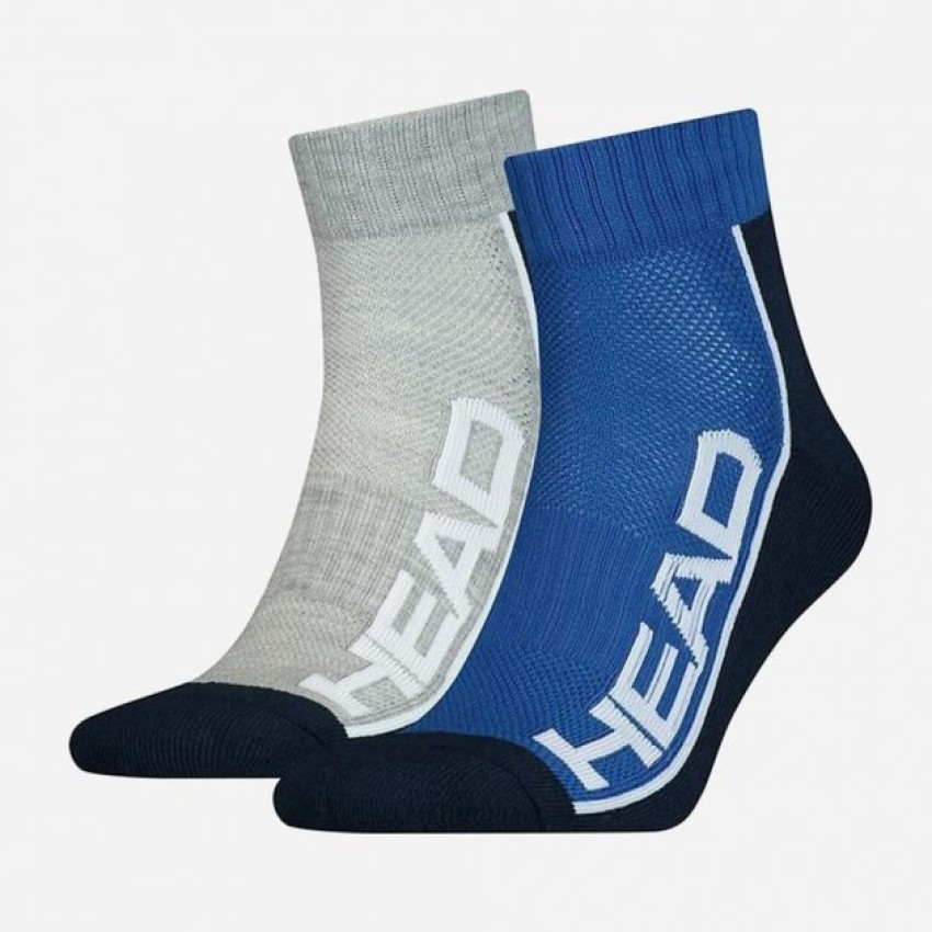 Шкарпетки Head PERFORMANCE QUARTER 2PPK UNISEX синій, сірий Уні 35-38 (8718824970523)
