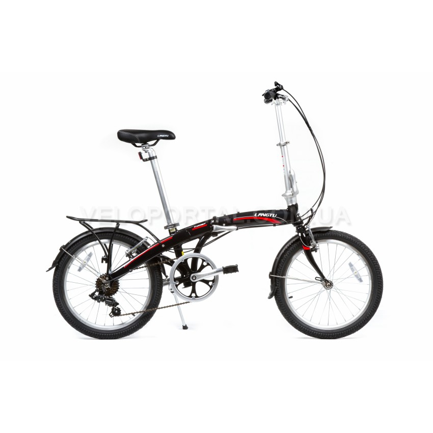 Велосипед 20" Langtu KY027A(17) Черный/ Красный
