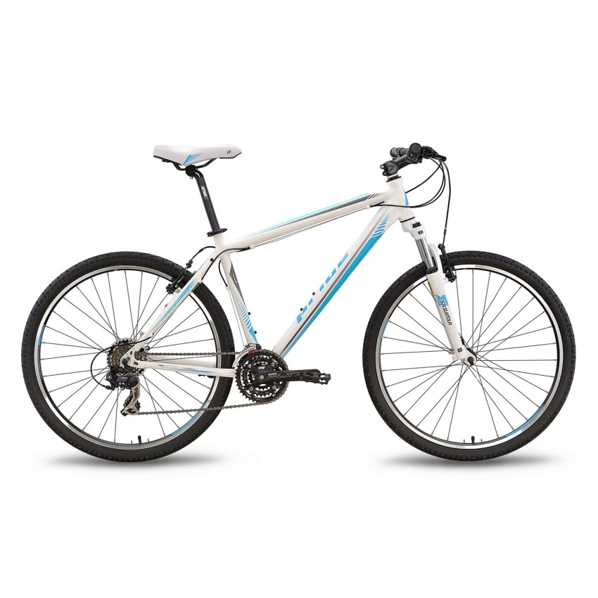 Велосипед 27,5" Pride XC-650 V рама - 17" бело-синий матовый 2016