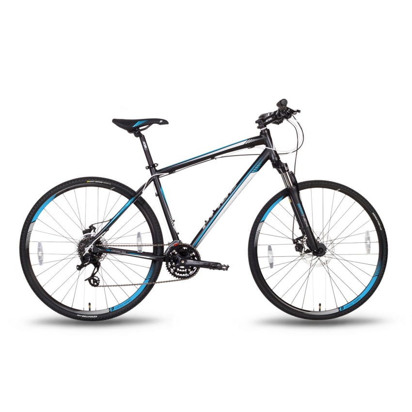 Велосипед PRIDE Cross 2.0 28'' черно-синий