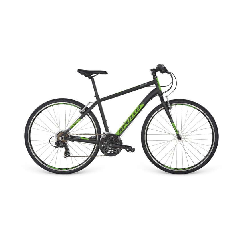 Велосипед 28" Apollo TRACE 10 рама - L matte Black/matte Green/matte Charcoal 