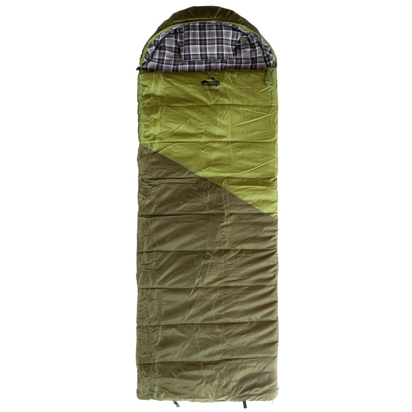 Спальний мішок Tramp Kingwood Regular ковдра правий темно-оливковий/сірий 220/80 UTRS-053R