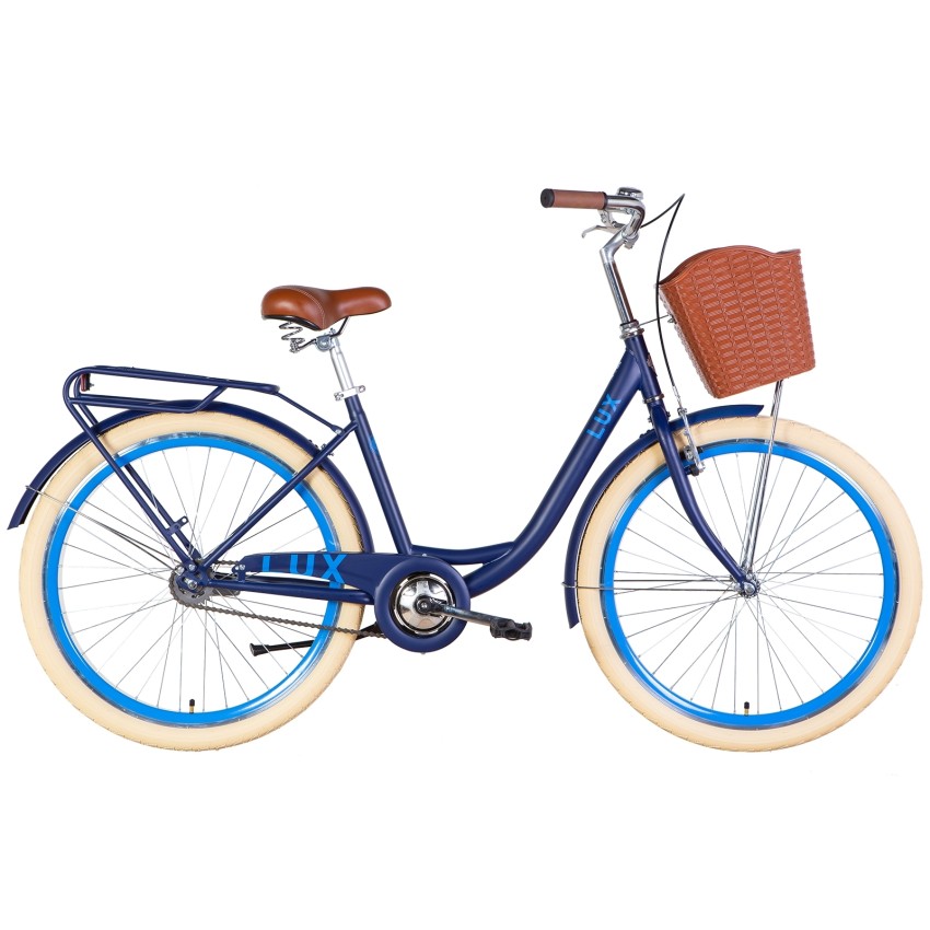 Велосипед 26" Dorozhnik LUX 2022 (синій з блакитним)