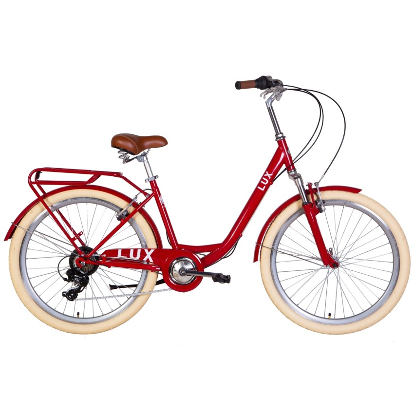 Велосипед 26" Dorozhnik LUX AM 2022 (червоний)