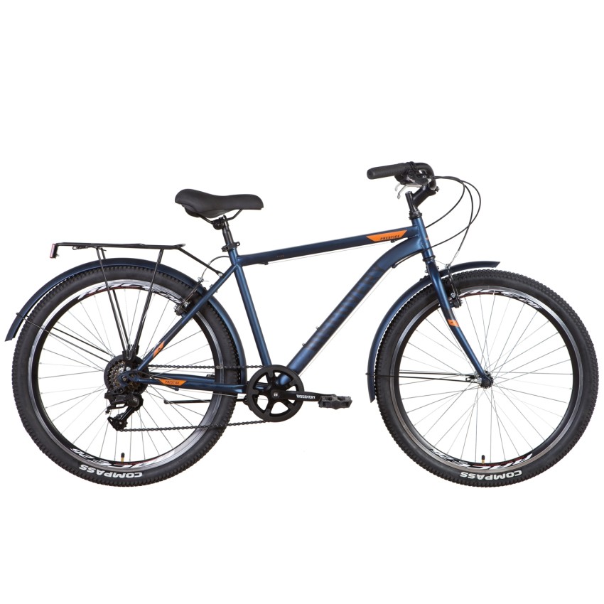 Велосипед 26" Discovery PRESTIGE MAN 2022 (темно-синій)