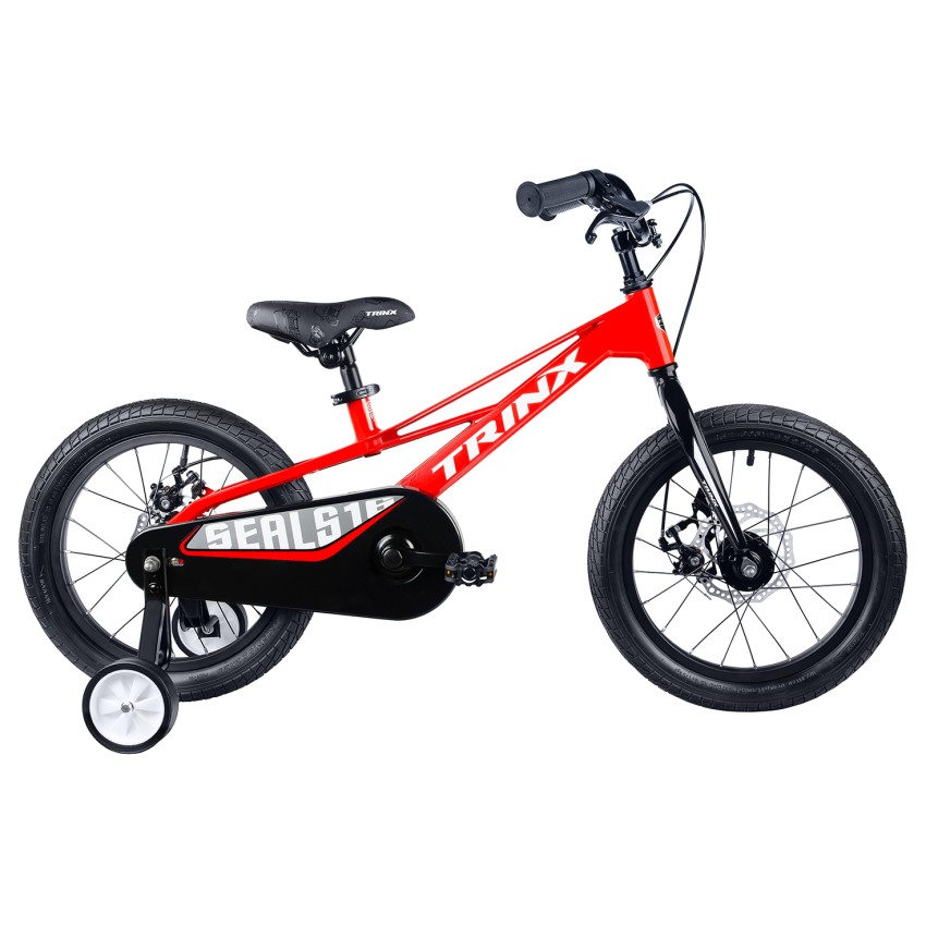 Дитячий велосипед 16" Trinx SEALS 16D 2022 Red-Grey-White (10700151)