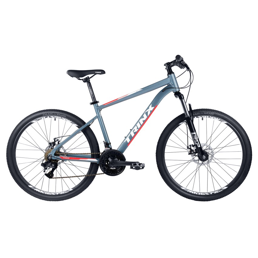 Велосипед 26" Trinx M100 2022 рама-17" Grey-Red-White (10700160)