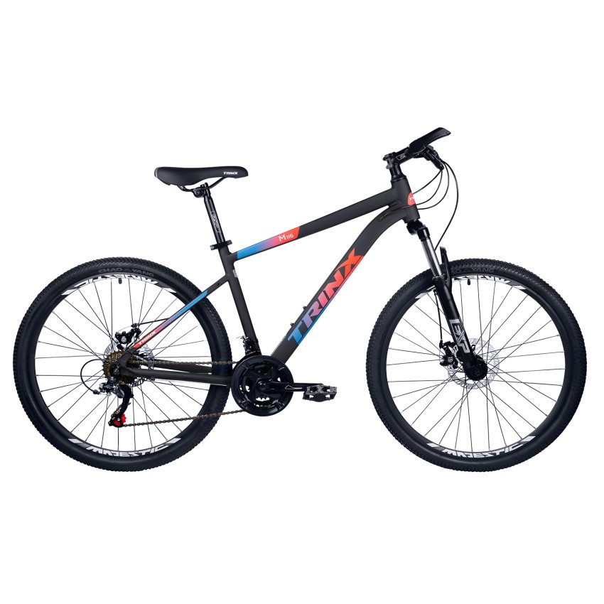 Велосипед 26" Trinx M116 2022 рама-17" Matt-Black-Blue-Red (10700164)