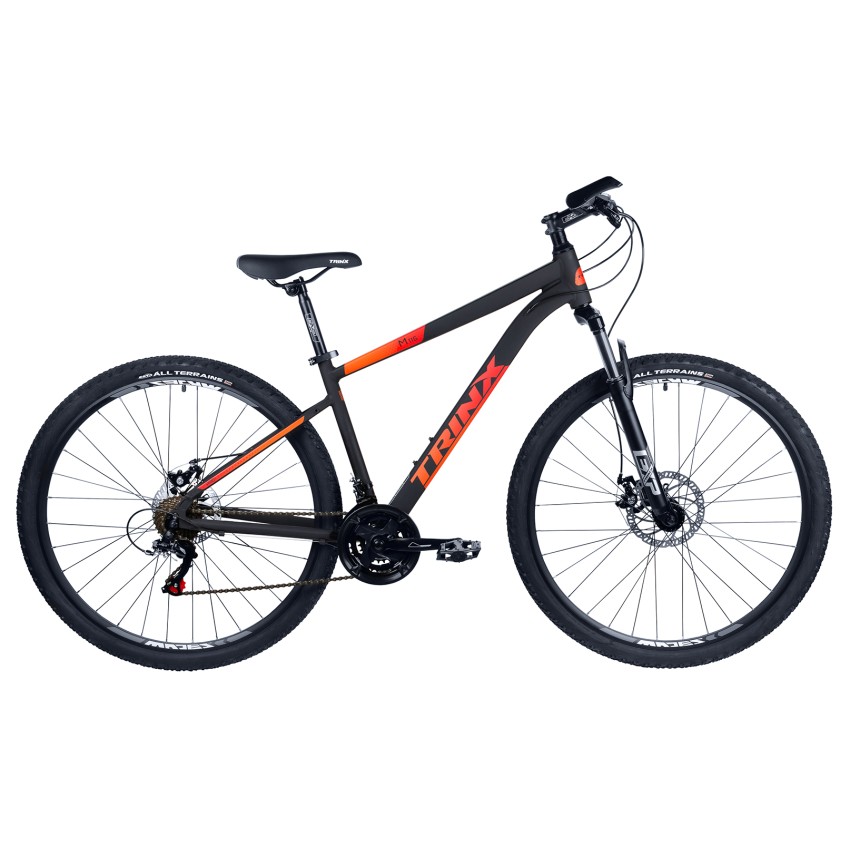 Велосипед 29" Trinx M116 Pro 2022 рама-19" Matt-Black-Red-Orange (10700171)