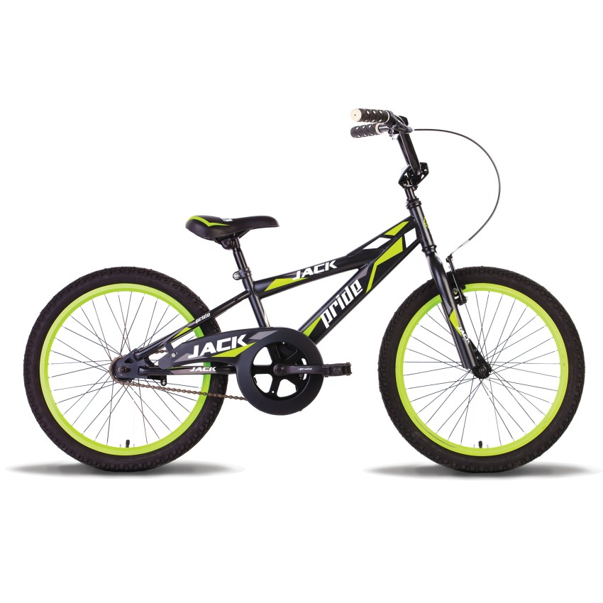 Велосипед PRIDE JACK 20'' черно-зеленый