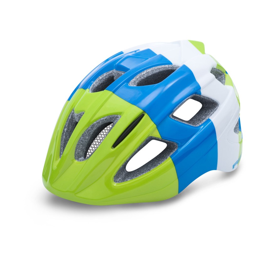 Шлем R2 BONDY зеленый/ голубой/ белый глянец M (56 - 58 см)