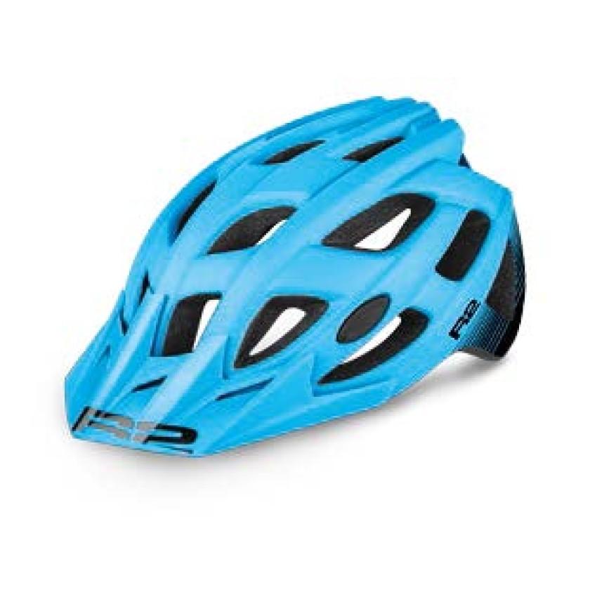 Шлем R2 ROCK голубой/ черный матовый L (58 - 62 см)