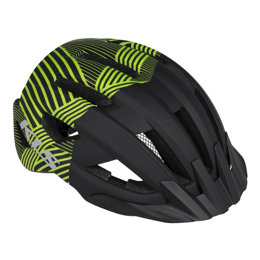 Шлем KLS Daze черный зеленый L/XL (58-61 см)