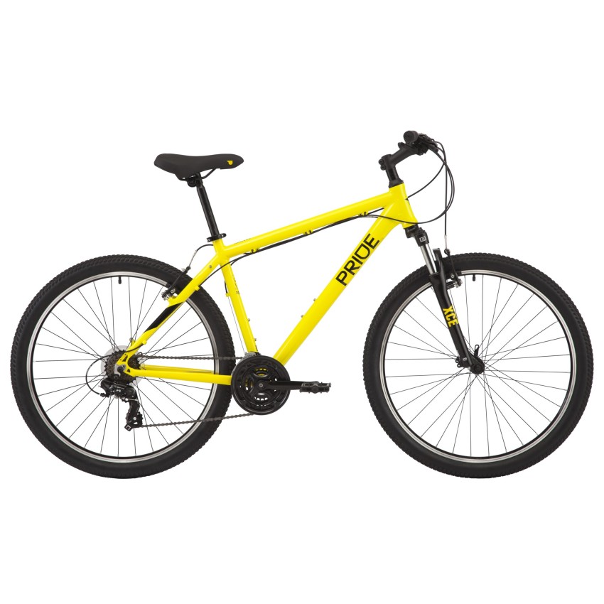 Велосипед 27,5" Pride Marvel 7.1 рама - M жовтий/чорний 2020