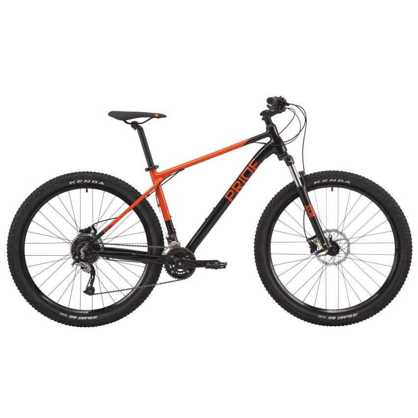 Велосипед 29" Pride Rebel 9.1 рама - L чорний/помаранчевий 2020