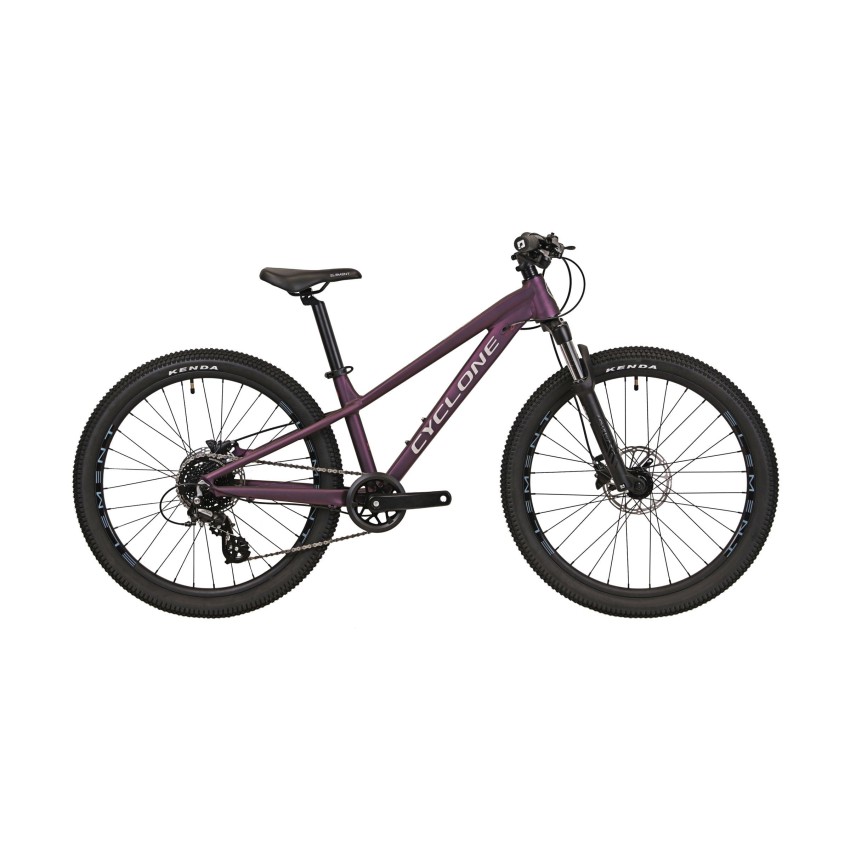 Велосипед 24" CYCLONE DREAM рама - 12" 2024 фіолетовий матовий