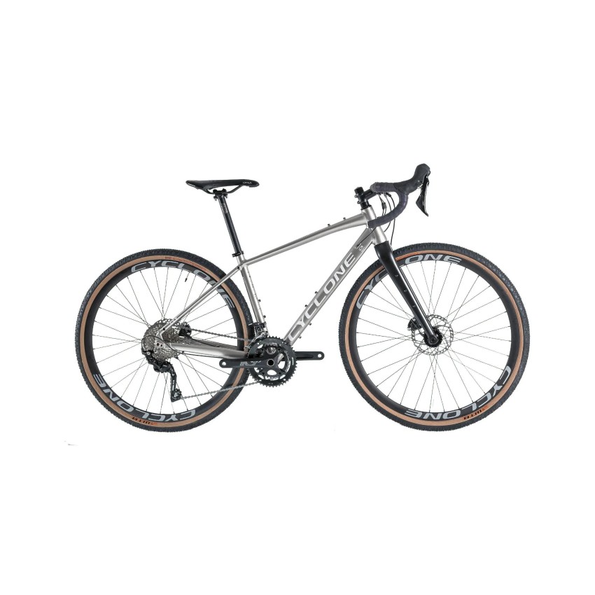 Велосипед 700C CYCLONE GSX 54 (47 см) 2022 сірий