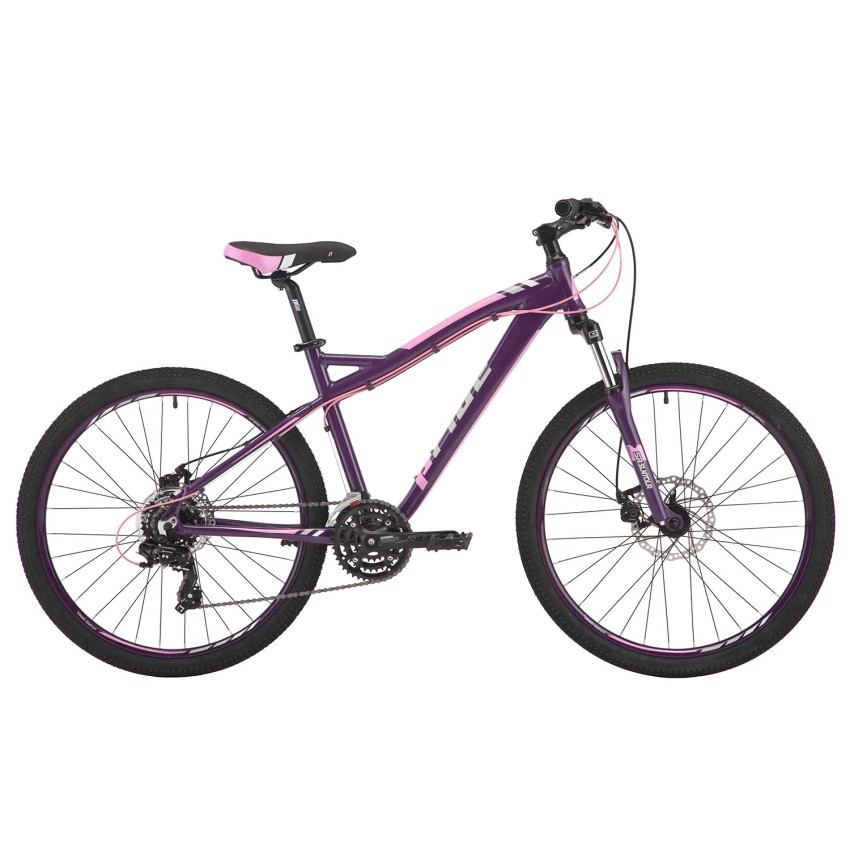 Велосипед 26" Pride Stella 3.0 рама - 16" тёмно-фиолетовый/розовый/серый 2017