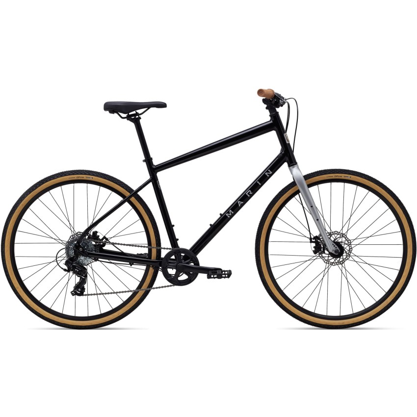 Велосипед 28" Marin KENTFIELD 1 рама - S 2023 Gloss Black/Chrome
