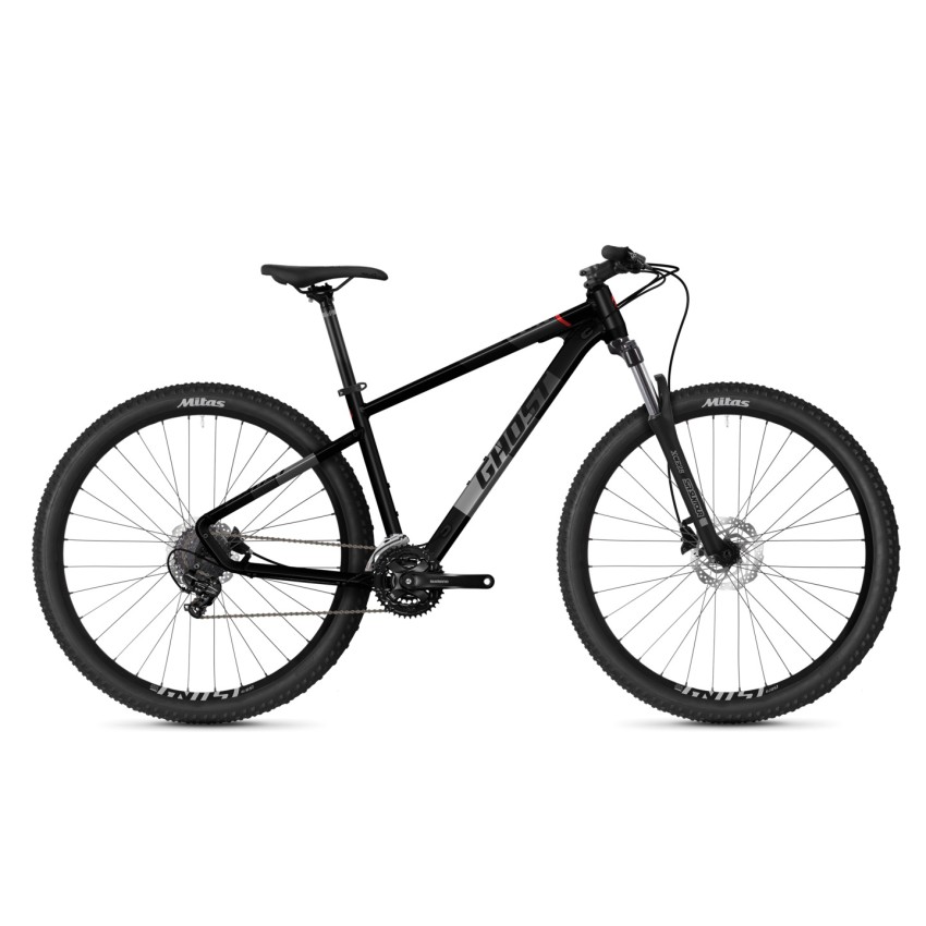 Велосипед Ghost Kato Base 27,5" black/dark silver рама M