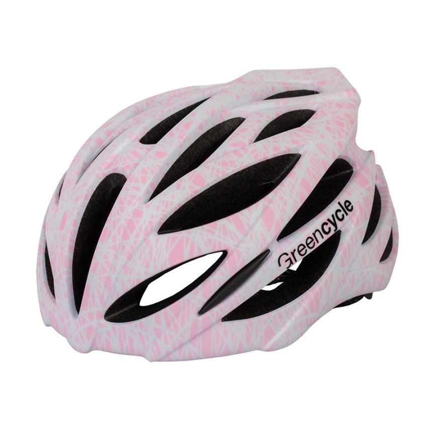 Шлем Green Cycle Alleycat серо-розовый (54-58)