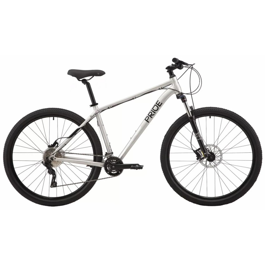 Велосипед 29" Pride MARVEL 9.3 рама - L 2023 сірий (гальма SRAM, задній перемикач та манетка - MICROSHIFT)