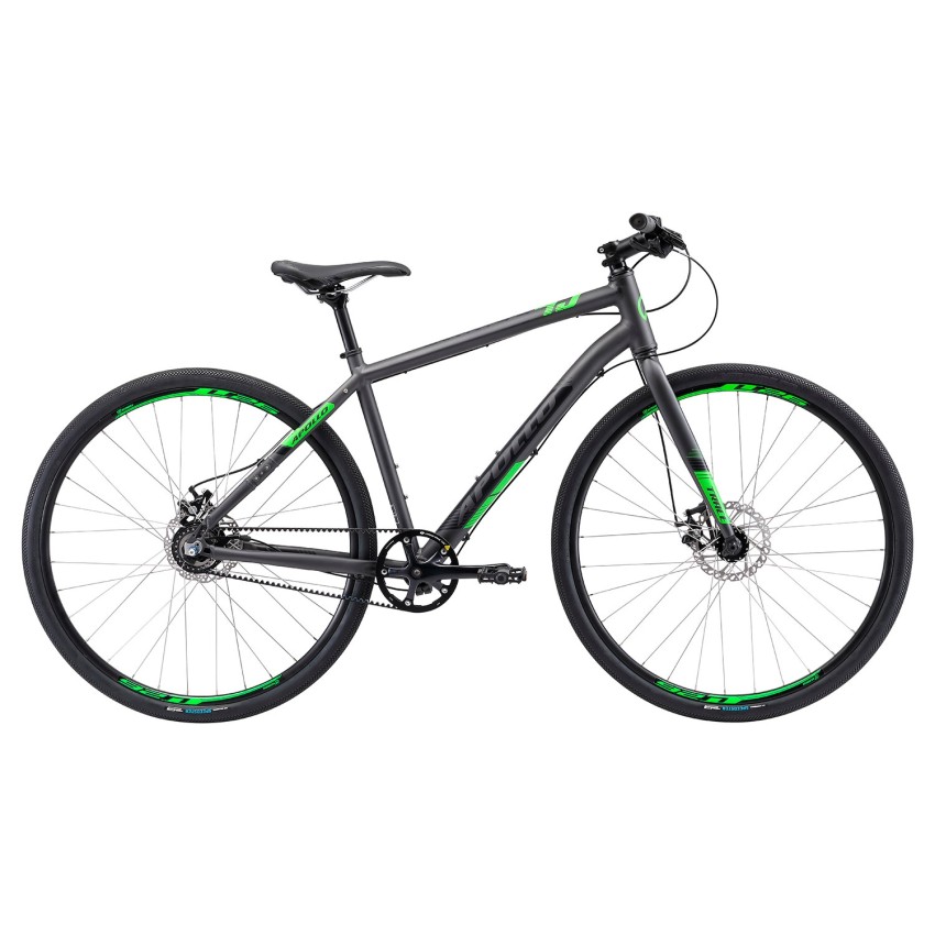 Велосипед 28" Apollo TRACE 45 рама - XL matte charcoal/matte black/matte neon green