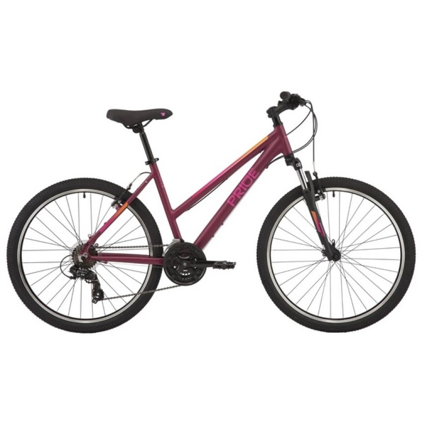 Велосипед 26" Pride STELLA 6.1 рама - XS 2021 бордовый