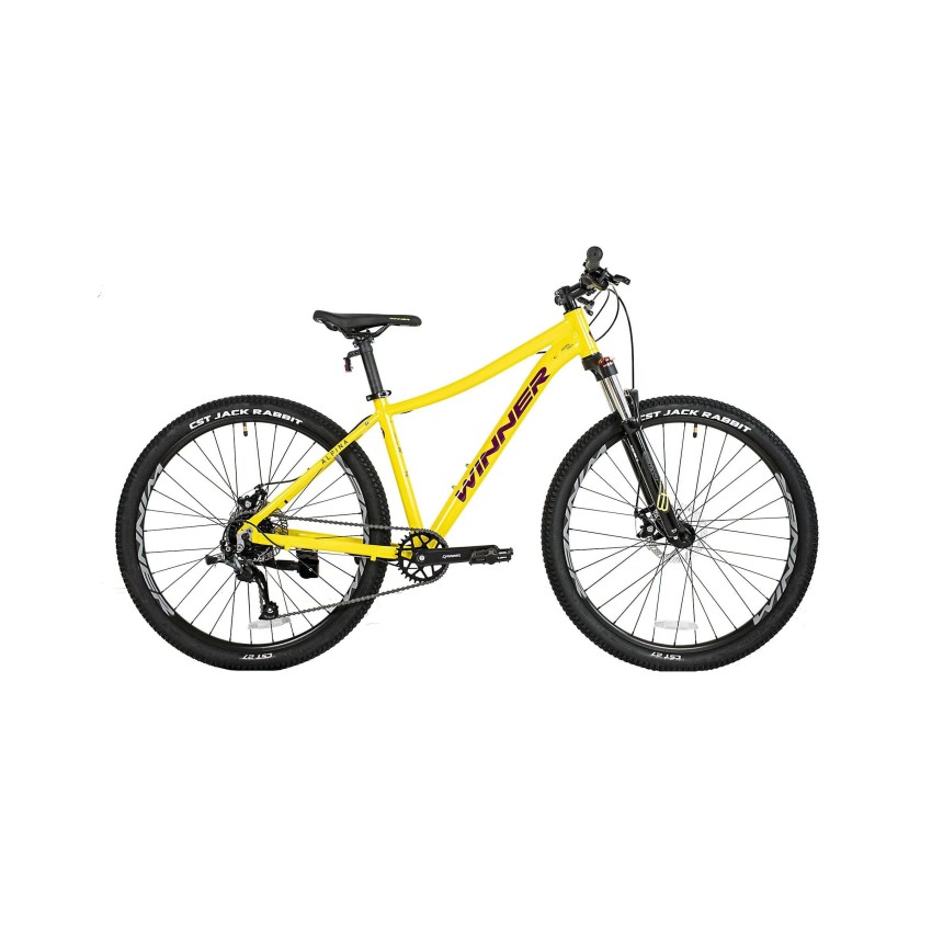 Велосипед 27,5" WINNER ALPINA рама - 14.5" 2022 жовтий