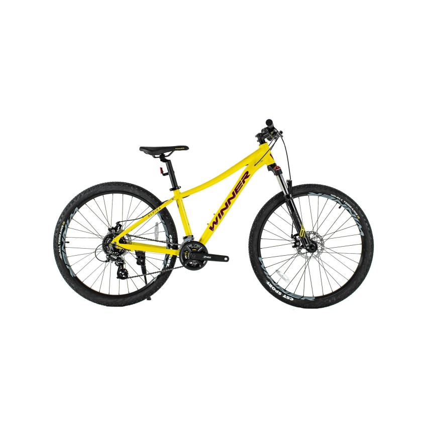 Велосипед 27,5" WINNER ALPINA рама - 15" 2022 жовтий