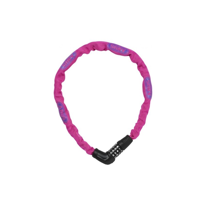 Велозамок ABUS Steel-O-Chain 5805K/75 ланцюговий рожевий