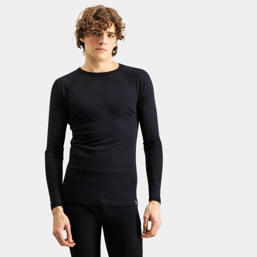 Термобілизна Neomondo Men`s Undershirt Black 70% Wool - 30% PES верх
