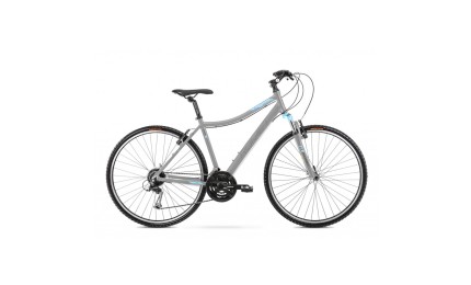 Велосипед ROMET Orkan 2 D 28" сіро-бірюзовий 2021 рама M 17"