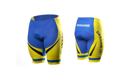 Велотрусы OnRide Ukraine без лямок желто-голубой XXL