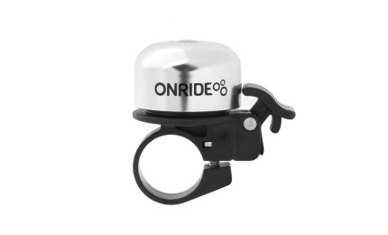 Звоночек ONRIDE Tone хомут 22.2 мм серебристый