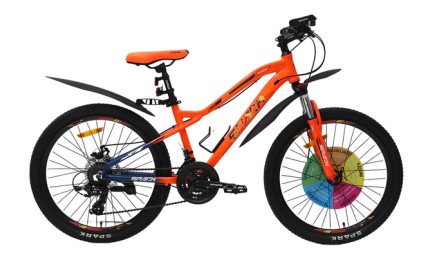 Велосипед 24" Spark Hunter рама-14" 2024 неоновий помаранчевий