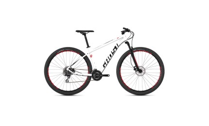 Велосипед Ghost Kato 3.9 29", рама L, біло-чорно-червоний, 2019