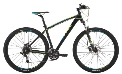 Велосипед 29" Pride Rebel 9.4 рама - 17" черный/зелёный/жёлтый 2017