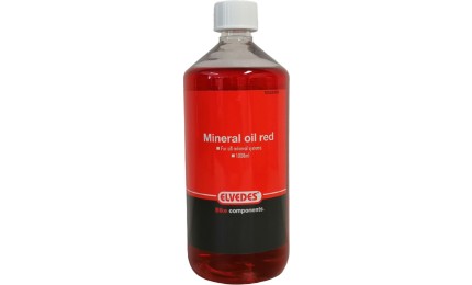 Масло мінеральне Elvedes для мінеральних систем 1000 мл (червоне)