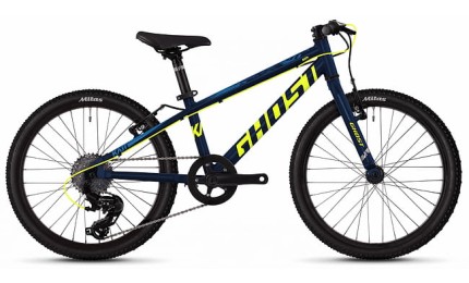 Велосипед Ghost Kato R1.0, 20", синьо-жовтий