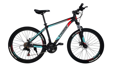 Гірський велосипед MAJESTIC M100 Trinx 26"х19" рама 17 Matte-black-red-bluish green